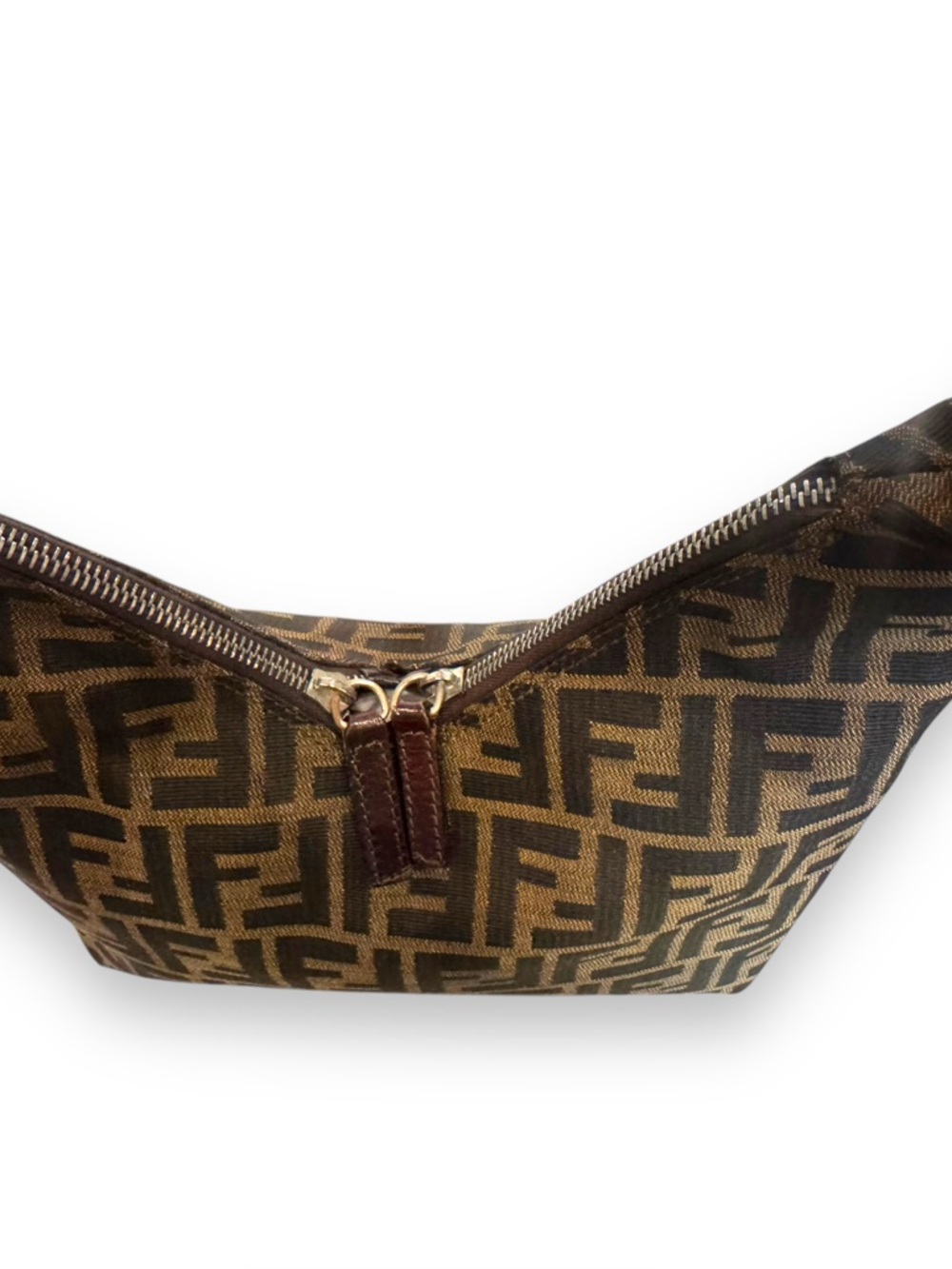 FENDI Zucca V-Cut Shoulder Bag - Picture 6 of 14